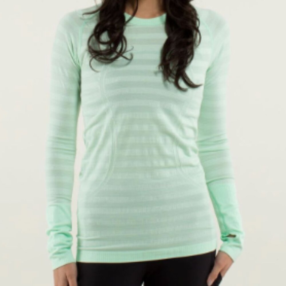 (2019) Lululemon Run: Swiftly Tech Long Sleeve Cr… - image 1